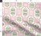 Indian Block Print Bombay Pink And Green Colonial Custom Printed Fabric by Spoonflower Various Fabrics by the Yard or Fat Quarter